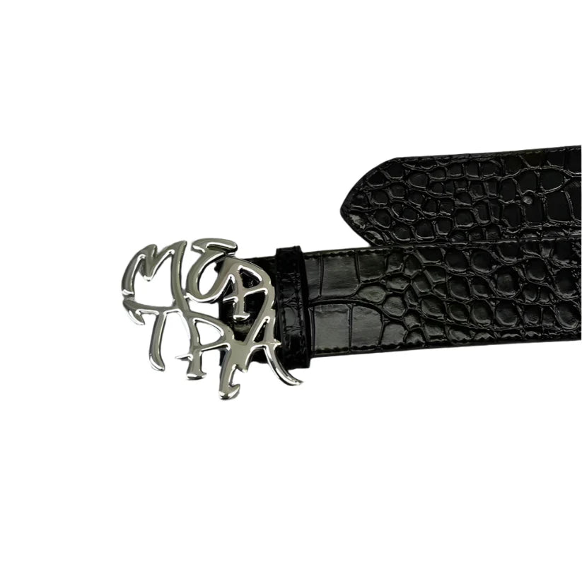 Black Belt (Chrome Buckle)