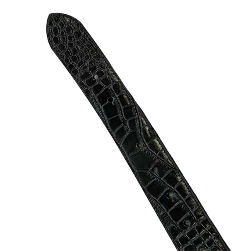 Black Belt (Chrome Buckle)